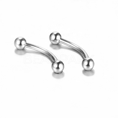 304 Stainless Steel Eyebrow Rings WG689B5-15-1