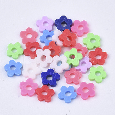 Handmade Polymer Clay Beads Strands CLAY-R086-02-1