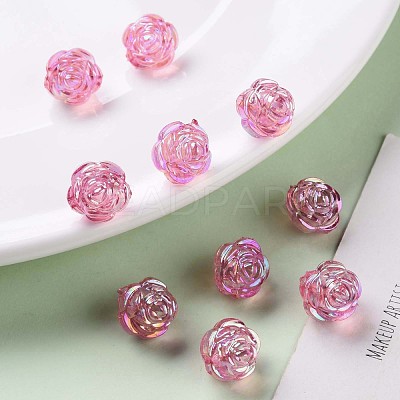 Transparent Acrylic Beads TACR-S154-33C-705-1