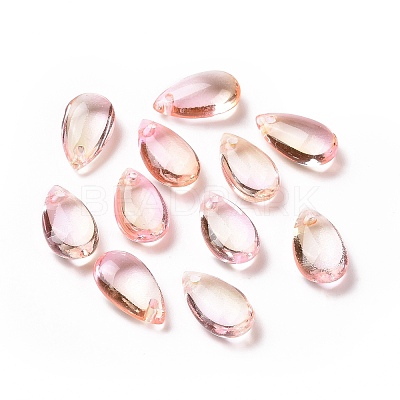 Transparent Glass Charms X-GLAA-O017-01F-1