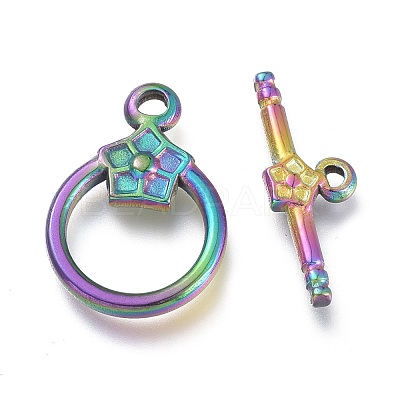 Ion Plating(IP) 304 Stainless Steel Toggle Clasps STAS-M278-02M-1