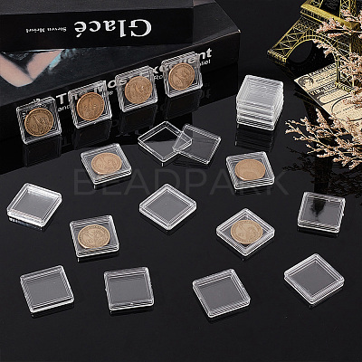 Square Acrylic Storage Boxes CON-WH0089-86-1