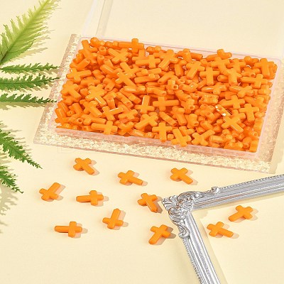200Pcs Opaque Acrylic Beads SACR-FS0001-39A-1