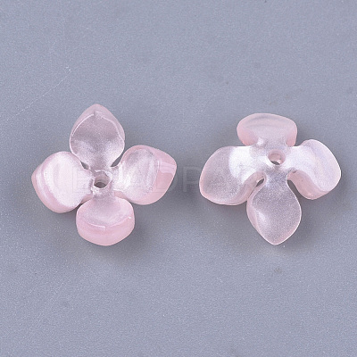 Cellulose Acetate(Resin) Bead Caps KK-S161-02B-1