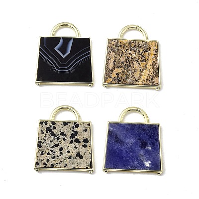 Natural Mixed Stone Pendants G-G977-04-1