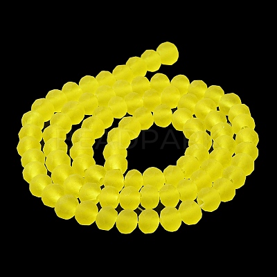 Transparent Glass Beads Strands EGLA-A034-T8mm-MD29-1