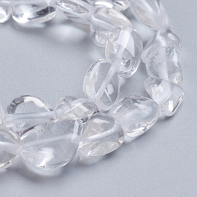 Natural Quartz Crystal Beads Strands X-G-G841-A12-1