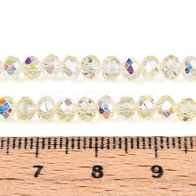 Transparent Glass Beads Strands EGLA-N016-4mm-05-1