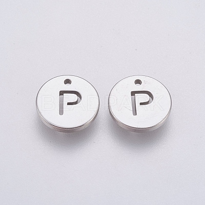 Non-Tarnish 304 Stainless Steel Charms STAS-P212-15P-11-1