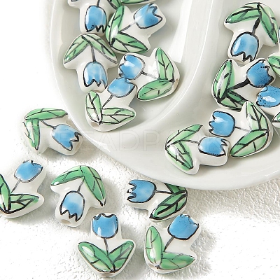 Handmade Porcelain Glazed Beads PW-WGF0CC5-M-1