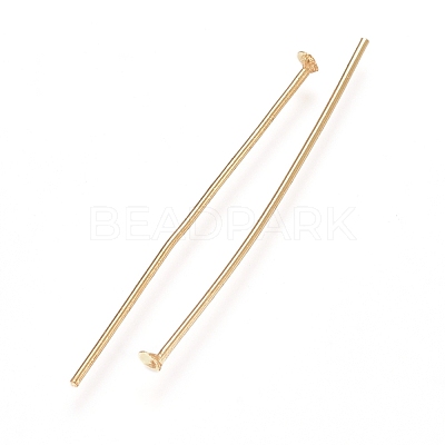 304 Stainless Steel Flat Head Pins X-STAS-L238-006D-G-1