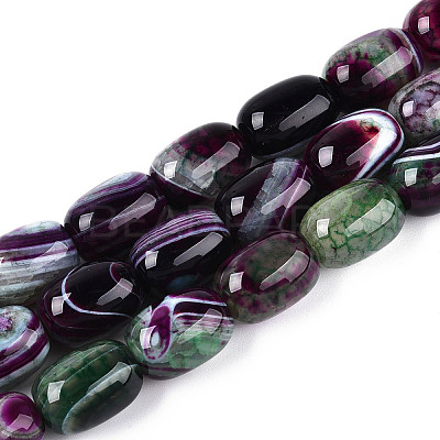 Natural Agate Beads Strands G-N356-02A-03-1