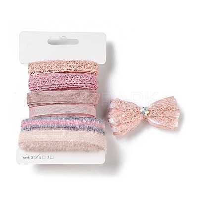 18 Yards 6 Styles Polyester Ribbon SRIB-C001-C03-1