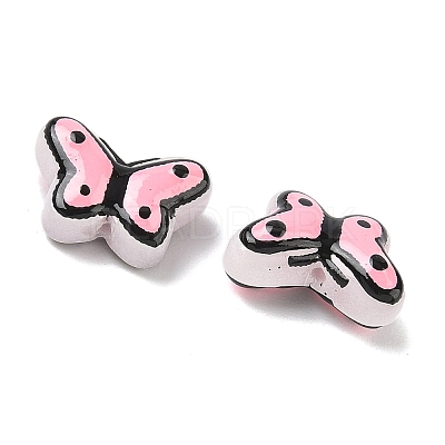 Transparent Glass Enamel Beads LAMP-C023-03B-1