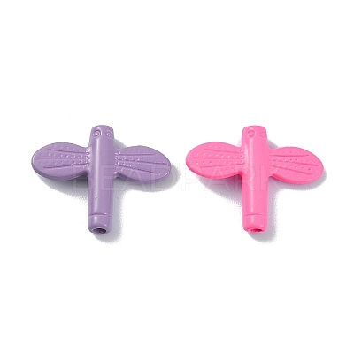 Spray Painted Alloy Beads PALLOY-Q445-16-1