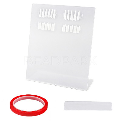 Acrylic Nail Art Display Board ODIS-WH0030-14-1