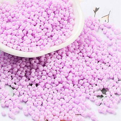 Baking Paint Glass Seed Beads X1-SEED-A033-05N-1