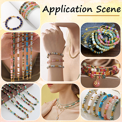 1 Strand Natural & Synthetic Mixed Stone Beads Strands G-PA0002-18-1