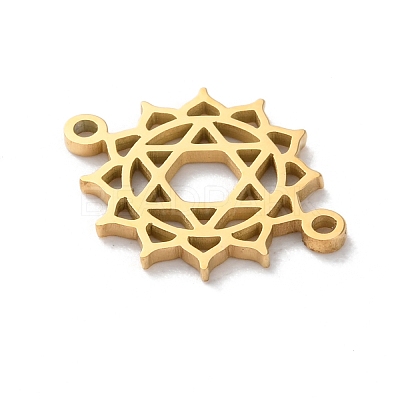 304 Stainless Steel Hollow Chakra Links STAS-S149-05E-1
