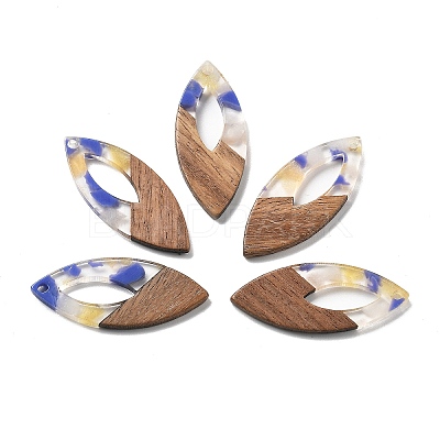 Resin and Walnut Pendants FIND-R051-12-1