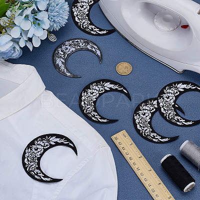 6Pcs Polyester Sew On Patches DIY-GO0002-70-1