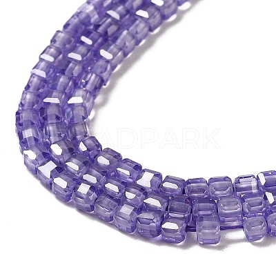 Cubic Zirconia Bead Strands ZIRC-P109-01A-02-1