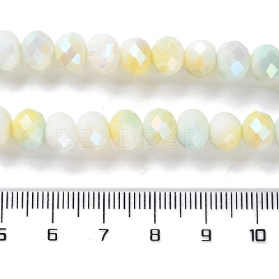 Electroplate Glass Beads Strands LAMP-S068-02N-1