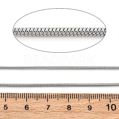 304 Stainless Steel Round Snake Chains CHS-M009-01P-02A-1
