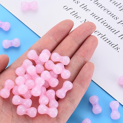 Imitation Jelly Acrylic Beads MACR-S373-96-E10-1
