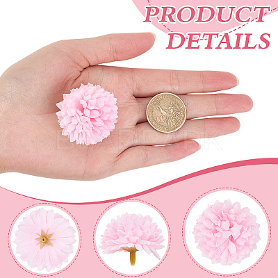 20Pcs Chrysanthemum Flower Ornaments AJEW-CN0003-07B-1