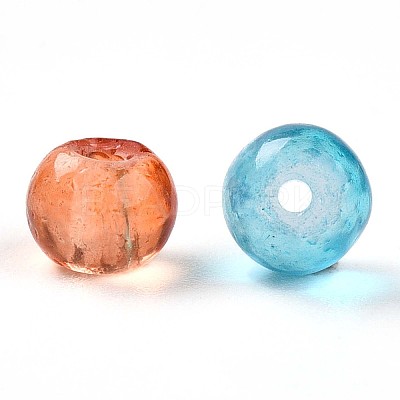 Baking Paint Transparent Glass Beads X1-DGLA-Q022-4mm-M-1