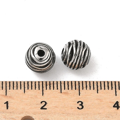Retro 316 Surgical Stainless Steel Beads STAS-L307-17AS-13-1