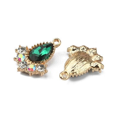 Glass Rhinestone Pendants FIND-TAC0017-07LG-10-1