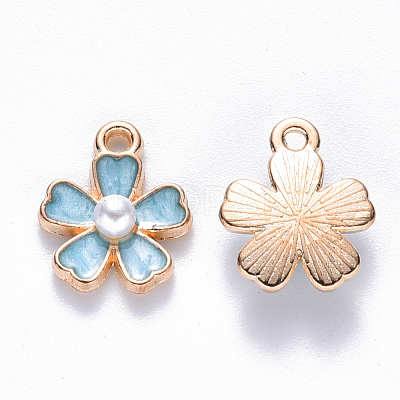 Alloy Enamel Charms ENAM-N054-028B-1