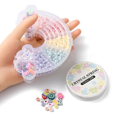 DIY Fruit Bracelet Making Kit DIY-YW0006-64-1