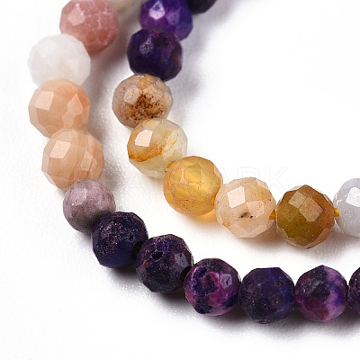 Natural Mixed Gemstone Beads Strands G-D080-A01-02-05-1