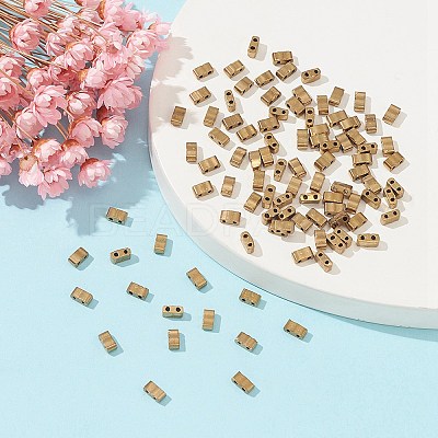 Metallic Colours Glass Seed Beads SEED-YW0002-36C-1