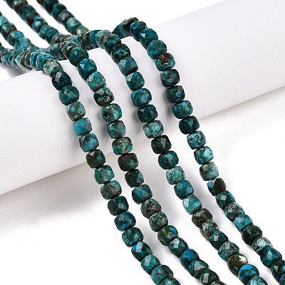 Natural Chrysocolla Beads Strands G-N342-117-1