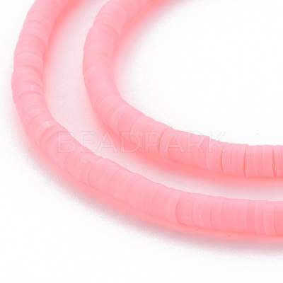 Handmade Polymer Clay Bead Strands CLAY-T002-4mm-59-1