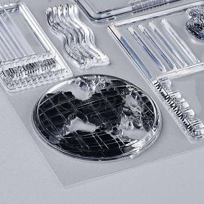 Plastic Stamps X-DIY-M010-A01-1