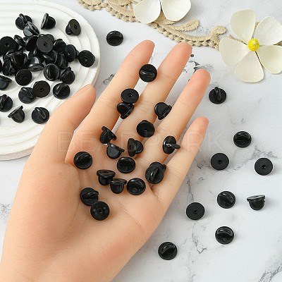 Silicone Brooch Findings FIND-YW0004-50-1