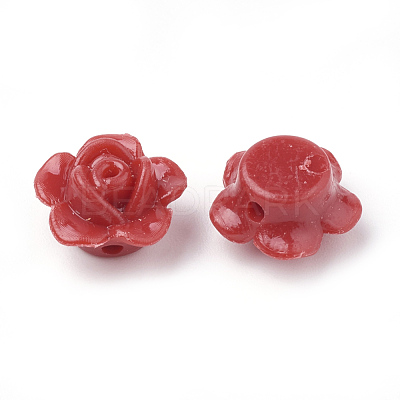 Opaque Acrylic Beads MACR-S296-08-1