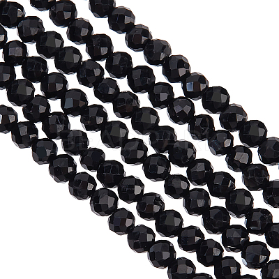 2 Strands Natural Black Tourmaline Beads Strands G-OC0005-29-1