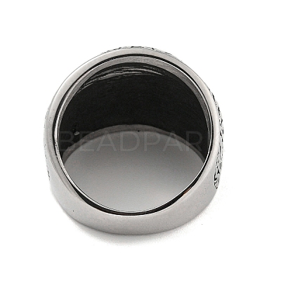 304 Stainless Steel Ring RJEW-B055-04AS-08-1