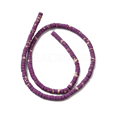 Dyed Synthetic Imperial Jasper Beads Strands G-Z089-A03-L-1