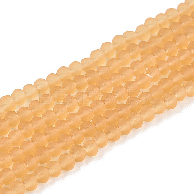 Transparent Glass Beads Strands EGLA-A044-T1mm-MD23-1