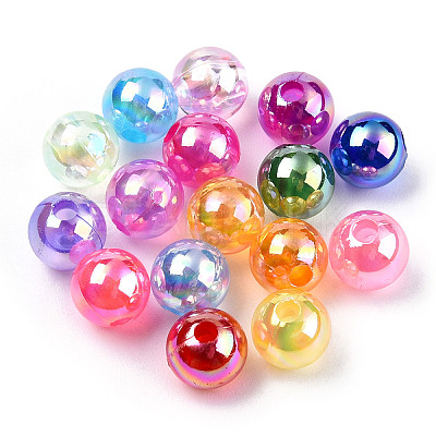 Transparent Acrylic Beads MACR-YW0002-90A-M-1