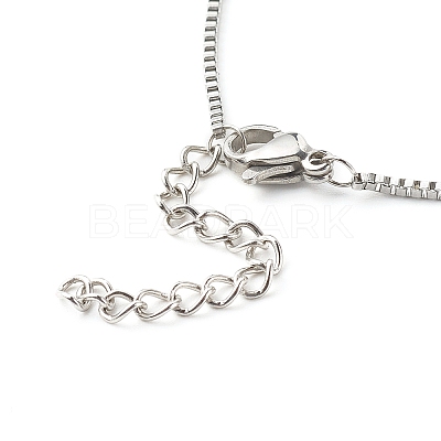 Tarnish Resistant 316 Surgical Stainless Steel Box Chains Bracelet Making X-AJEW-JB01065-1