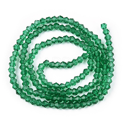 Transparent Glass Beads Strands EGLA-A039-T2mm-D10-1