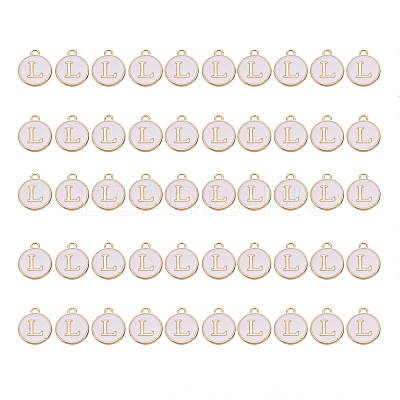 Golden Plated Alloy Charms ENAM-SZ0001-25A-L-1
